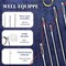 36‑Piece Big Eye Steel Needle Set – Long Thin Sewing & Quilting Needles for DIY Embroidery, Mending & Craft Projects